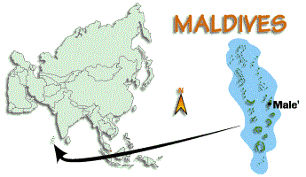 Ja wo sind sie denn, die Malediven?
